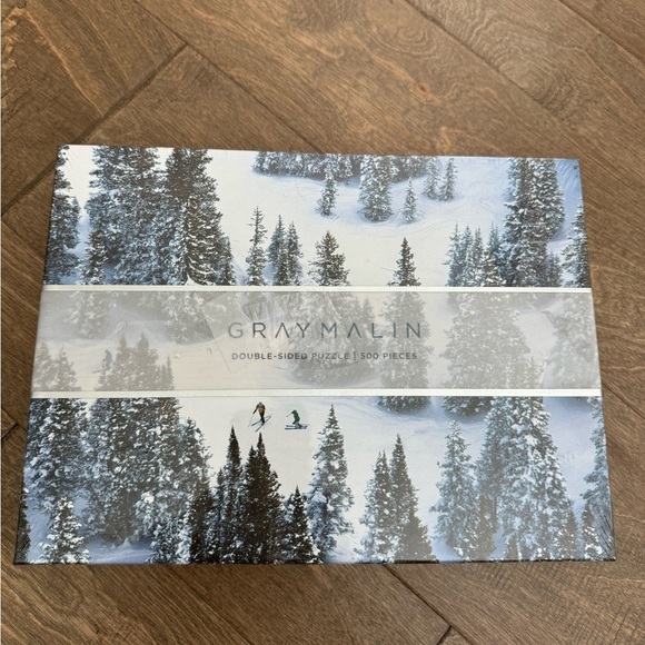 Galison Gray Malin Double Sided The Snow 500 Piece Jigsaw Puzzle New In Box - Picture 2 of 7